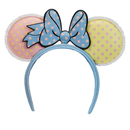 Minnie Mouse Pastel Polka Dot Ear Headband