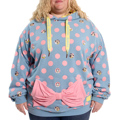 Minnie Mouse Pastel Polka Dot Unisex Hoodie