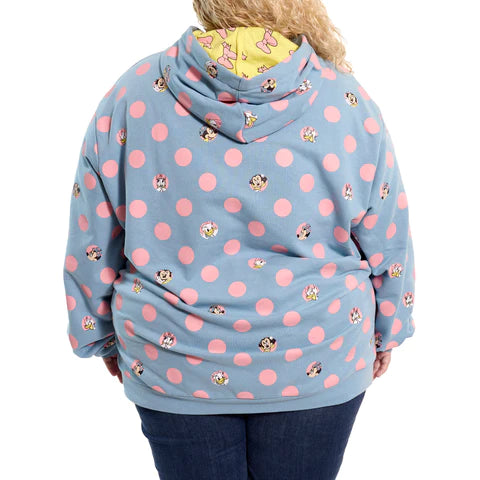 Minnie Mouse Pastel Polka Dot Unisex Hoodie