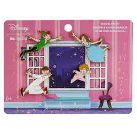 Peter Pan 70th Anniversary You Can Fly 4pc Pin Set
