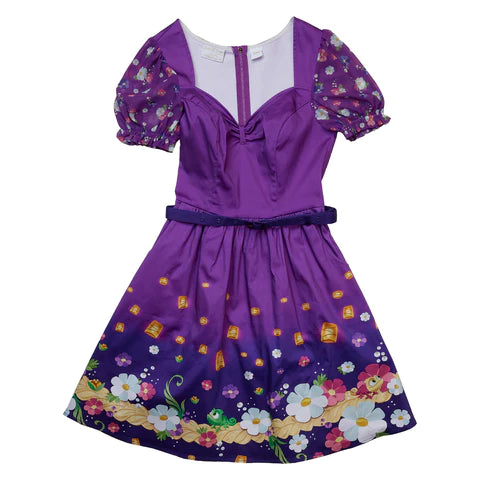 Stitch Shoppe Rapunzel Floral Lantern Allison Dress