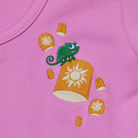 Stitch Shoppe Rapunzel Lanterns Kelly Top