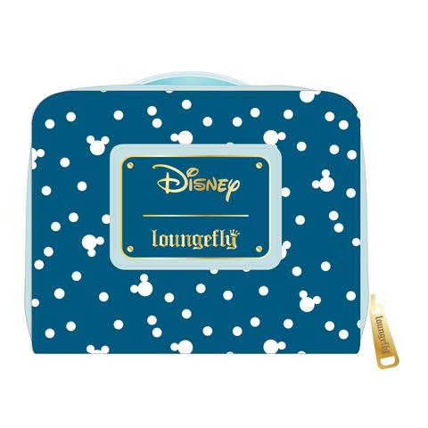 Disney Snowman Mickey Minnie Snow Globe Zip Around Wallet
