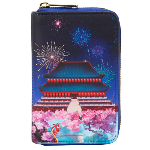 Mulan Castle Zip Around Wallet