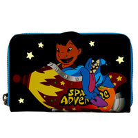 Lilo & Stitch Space Adventure Glow in the Dark Zip Around Wallet