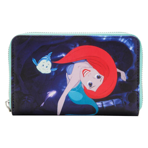 Disney Villains Color Block Zip Around Wallet