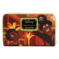 The Princess and the Frog Princess Scene Zip Around Wallet