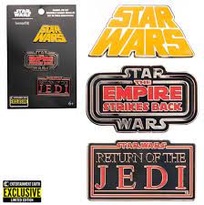 Loungefly: Star Wars Original Trilogy Pins (3-Pack) (Entertainment Earth) Exclusive