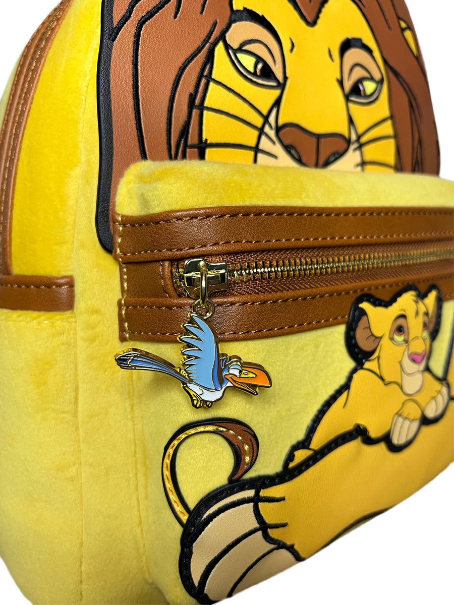 LOUNGEFLY X COLLECTORS OUTLET EXCLUSIVE DISNEY LION KING SIMBA COSPLAY MINI  BACKPACK IN STOCK!