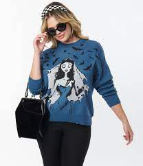 Corpse Bride x Unique Vintage Emily The Corpse Bride Sweater